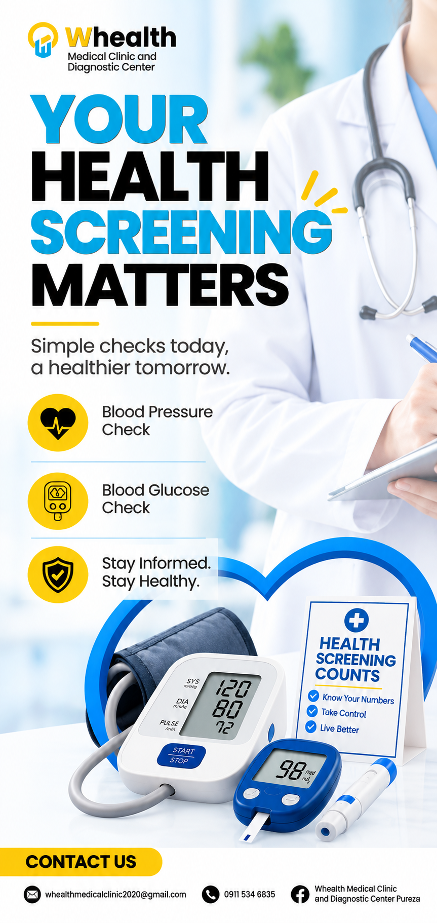 Check Today, Stay Healthy Tomorrow